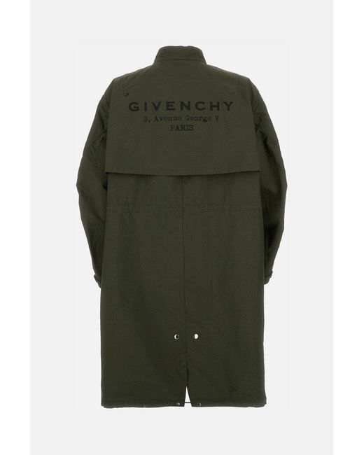 Givenchy Green Parka Couture for men