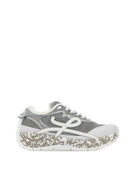 Loewe White Pogo Sneaker