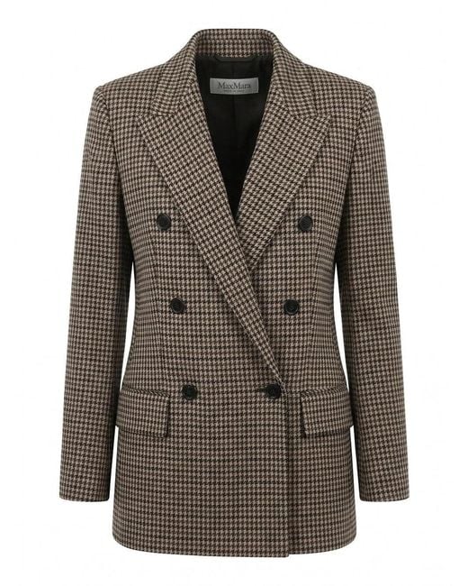 Max Mara Brown Eccelso Jersey Jacket