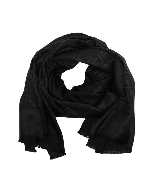 Fendi Black Ff Stole