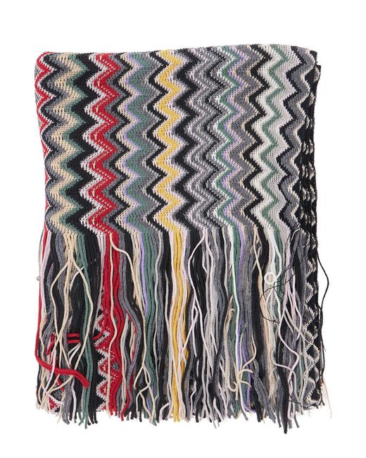 Missoni Multicolored Wool And Polyester Scarf