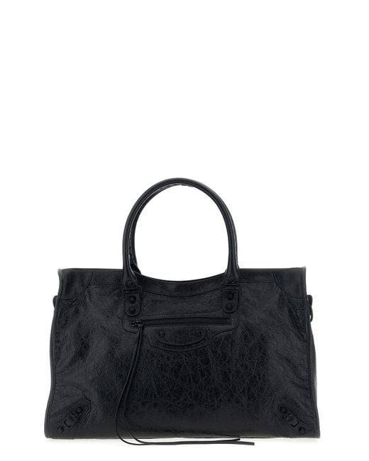 Balenciaga Black 'Le City Bag L' Handbag