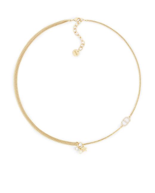 Dior White Petit Cd Multi Necklace