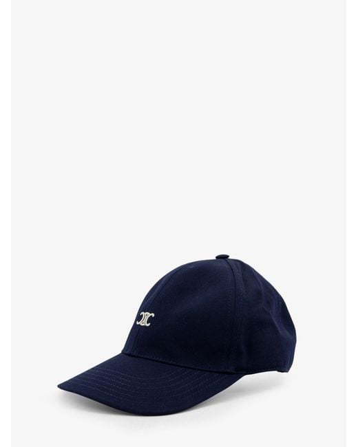 Céline Blue Cotton Baseball Hat