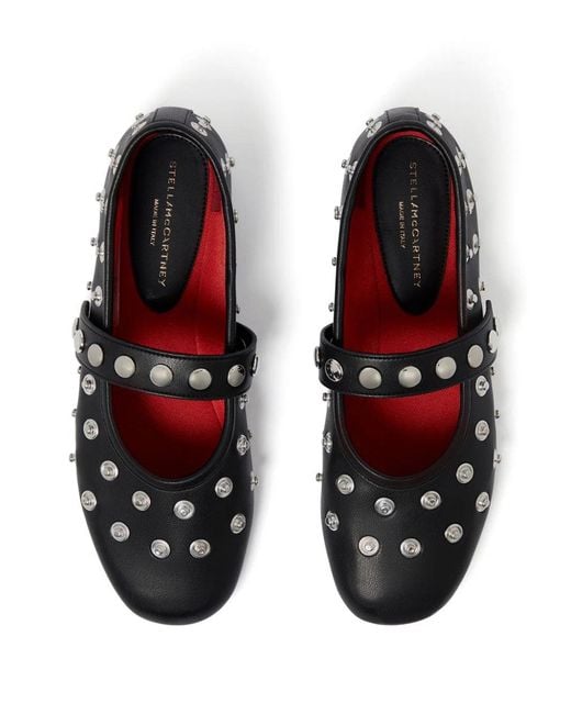 Stella McCartney Black Flat Shoes