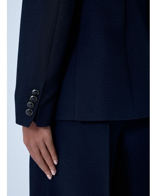 Max Mara Blue Wool Blazer