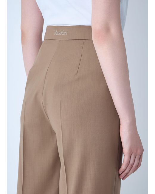Max Mara Brown Wool Pants
