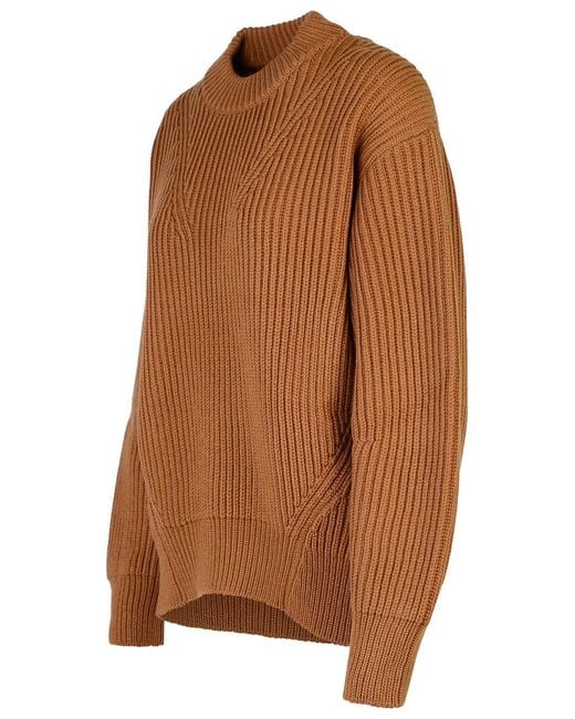 Jil Sander Brown Wool Sweater