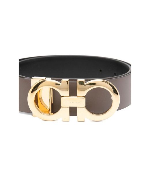 Ferragamo Gray Belts for men