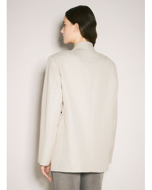 Our Legacy Natural Clasp Blazer