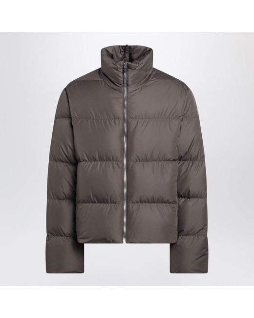 Moncler Gray Mud-Colored Zip-Up Jacket for men