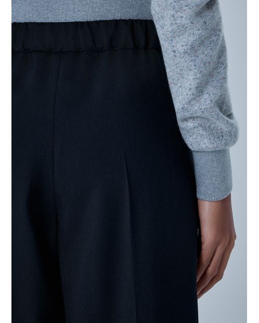 Marni Blue Wool Tailored Pants