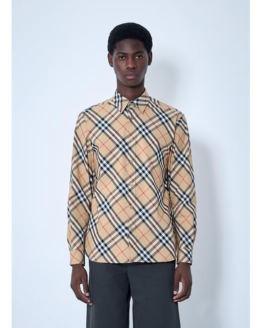 Burberry Multicolor Check Shirt for men