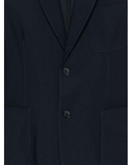 Giorgio Armani Blue Icon Single-Breasted Blazer Jacket for men