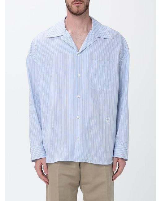 Loewe Blue Shirt Gnawed for men