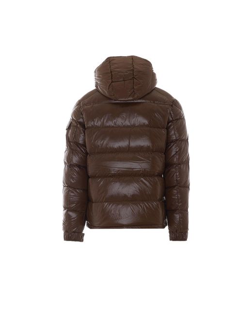 Moncler Brown Maya Down Jacket for men
