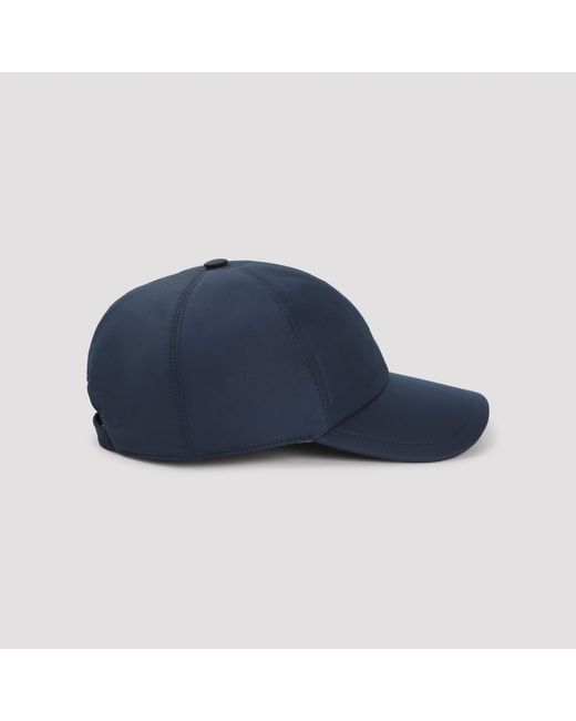 Kiton Blue Baseball Cap for men