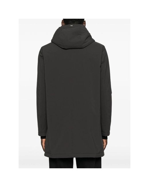 Herno Black Coats for men