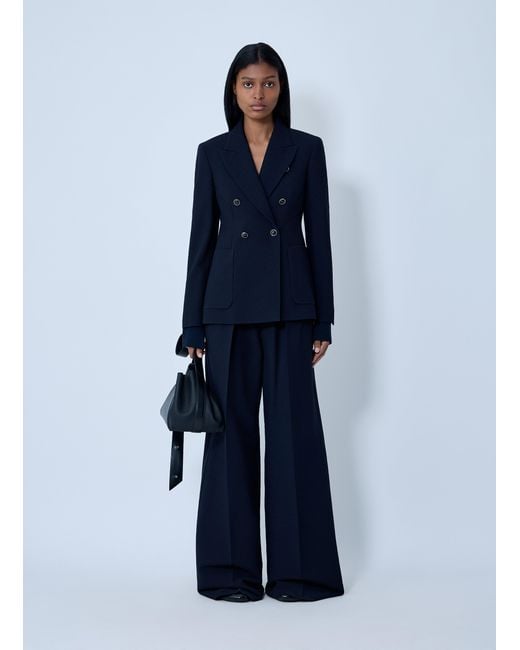 Max Mara Blue Wool Blazer
