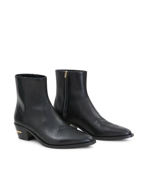 Amiri Black Ryder Leather Boot for men