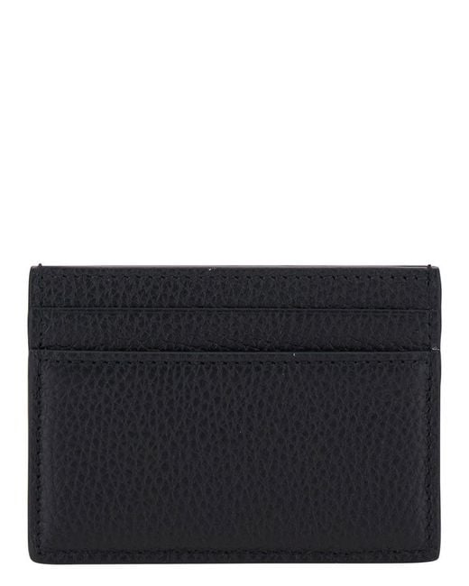 Gucci Black Card Case With Logo for men