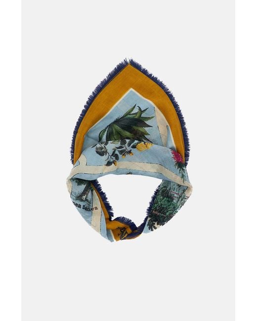 Max Mara Blue Scarf