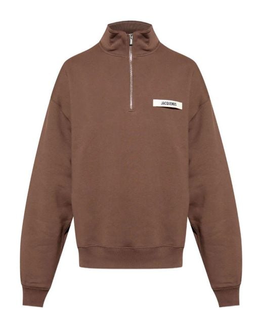 Jacquemus Brown "Le Camionneur" Gros Grain for men