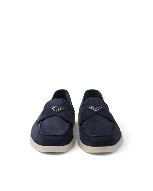 Prada Blue Loafers for men