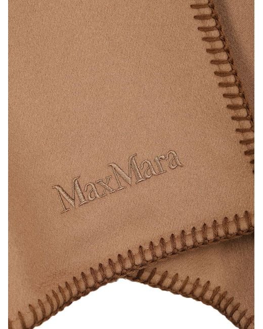 Max Mara Brown Double Wool Drap Cape