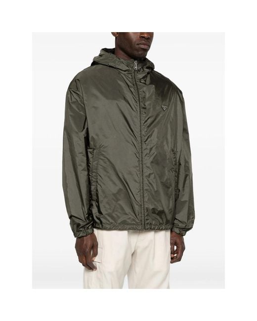 Prada Green Jackets for men