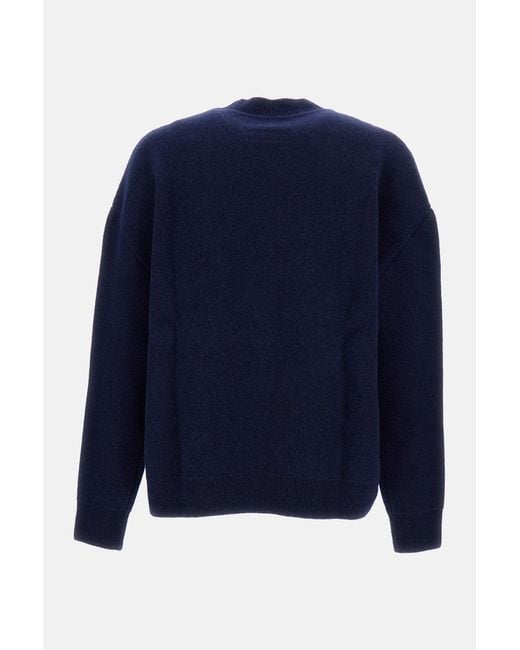 Givenchy Blue Crew Neck Sweater for men