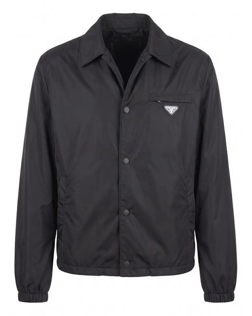 Prada Black Re-Nylon Blouson Jacket for men