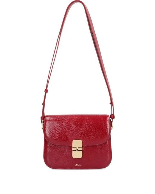 A.P.C. Red Grace Small Bag