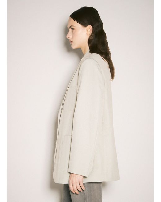 Our Legacy Natural Clasp Blazer