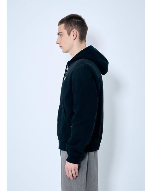 Prada Blue Denim Hooded Jacket for men