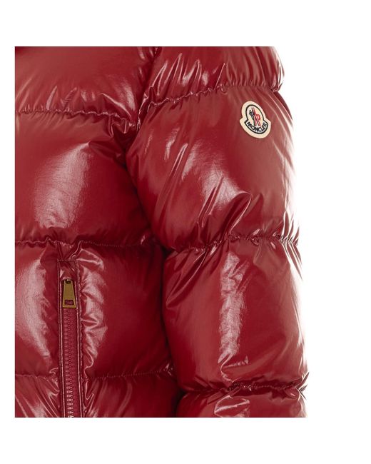 Moncler Red Niveole Down Jacket