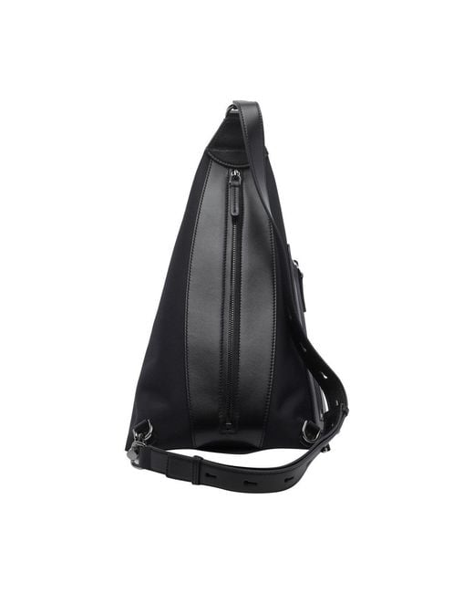 Tod's Black Tech One Shoulder Backpack for men