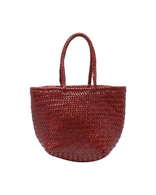 Dragon Diffusion Red Small Grace Bucket Bag