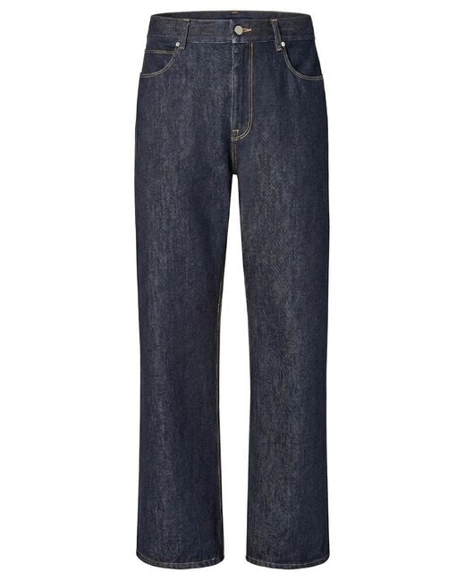 Fendi Blue Regular Jeans for men