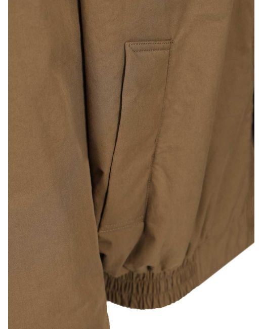 Saint Laurent Brown Cassandre Short Jacket for men