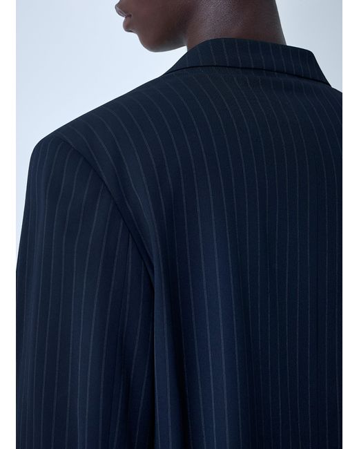 Acne Blue Single-Breasted Blazer for men