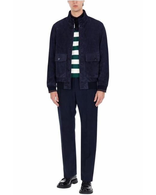 Gucci Blue Suede Jacket