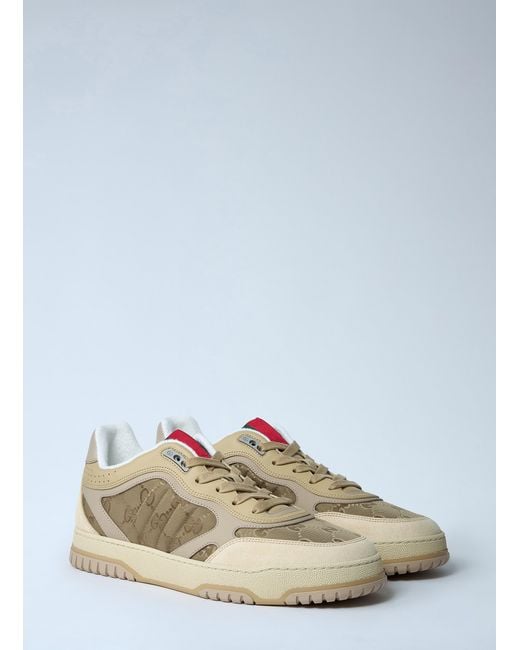 Gucci Natural Re-Web Sneakers for men