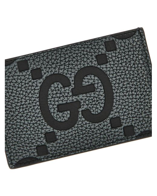 Gucci Gray Maxi Cardholder Gg for men
