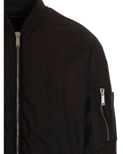 DSquared² Black D2 On The Wave' Bomber Jacket for men