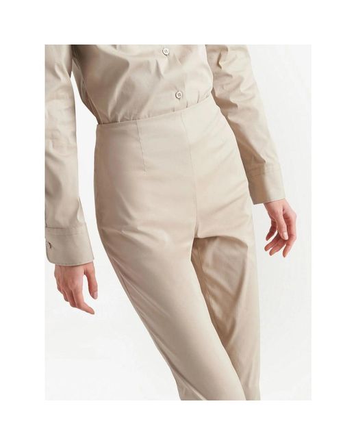 Prada Natural Neutrals Trousers