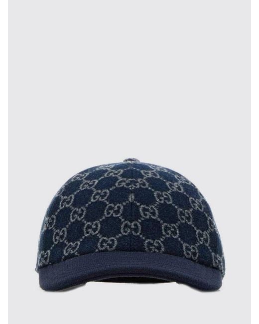 Gucci Blue Gg Baseball Cap for men