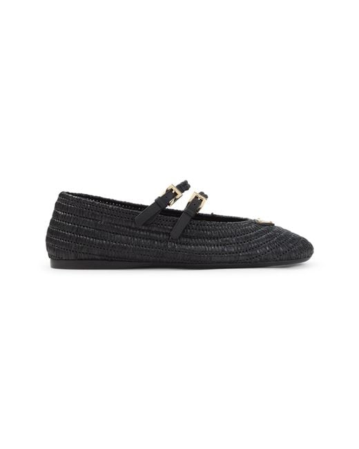 Prada Black Ballerinas