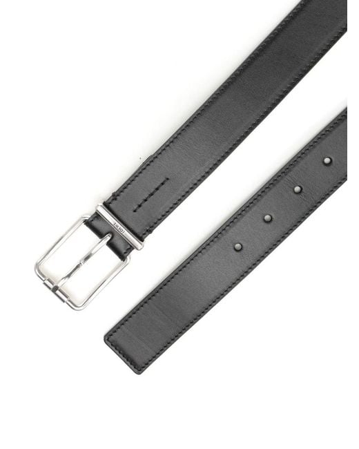 Loewe Gray "Essent" Belt for men