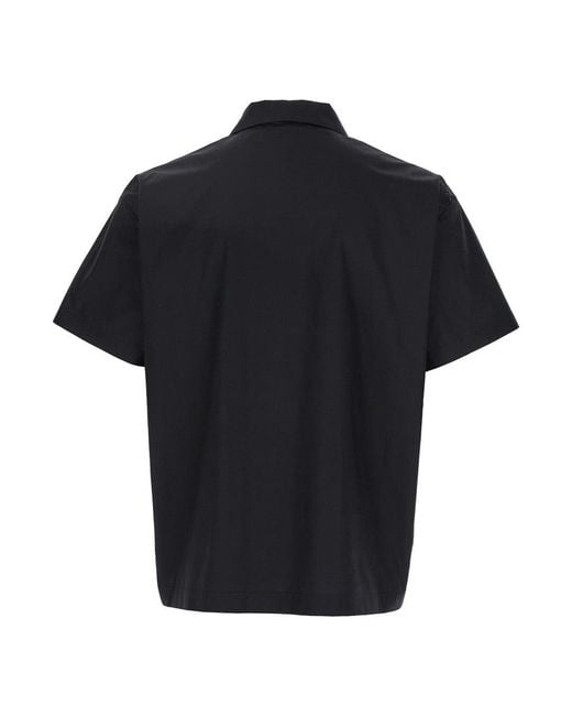 Coperni Black Relaxed Printed Shirt for men